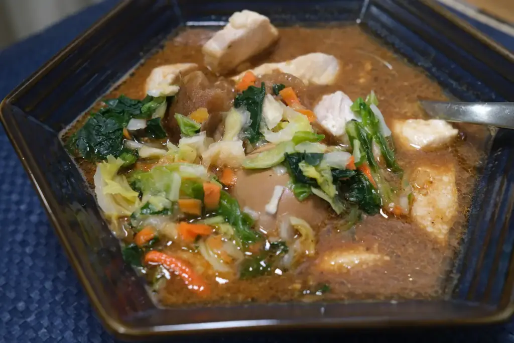 楽天で購入したスープカレーに鶏胸肉と乾燥野菜を追加